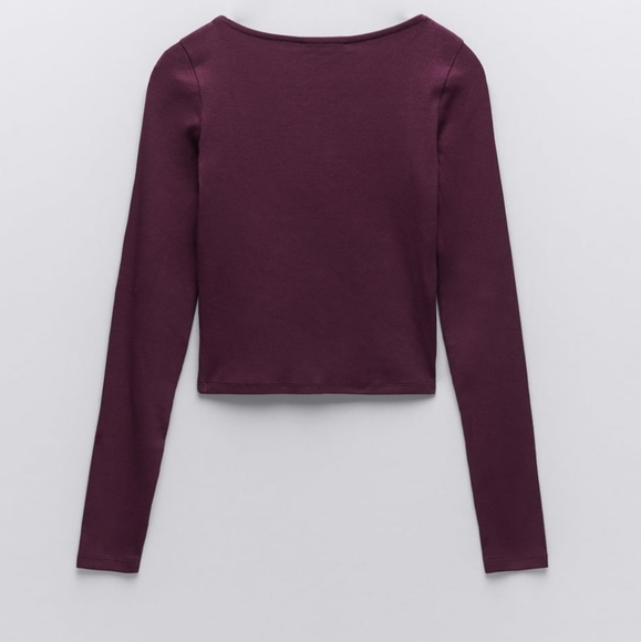 ZARA | Bloggers Fave Square Neck Cropped Top - Picture 7 of 10